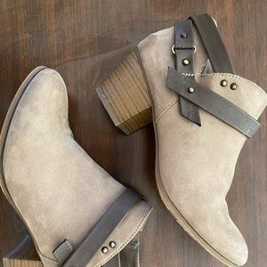 Fergalicious Suede Booties- Size 9